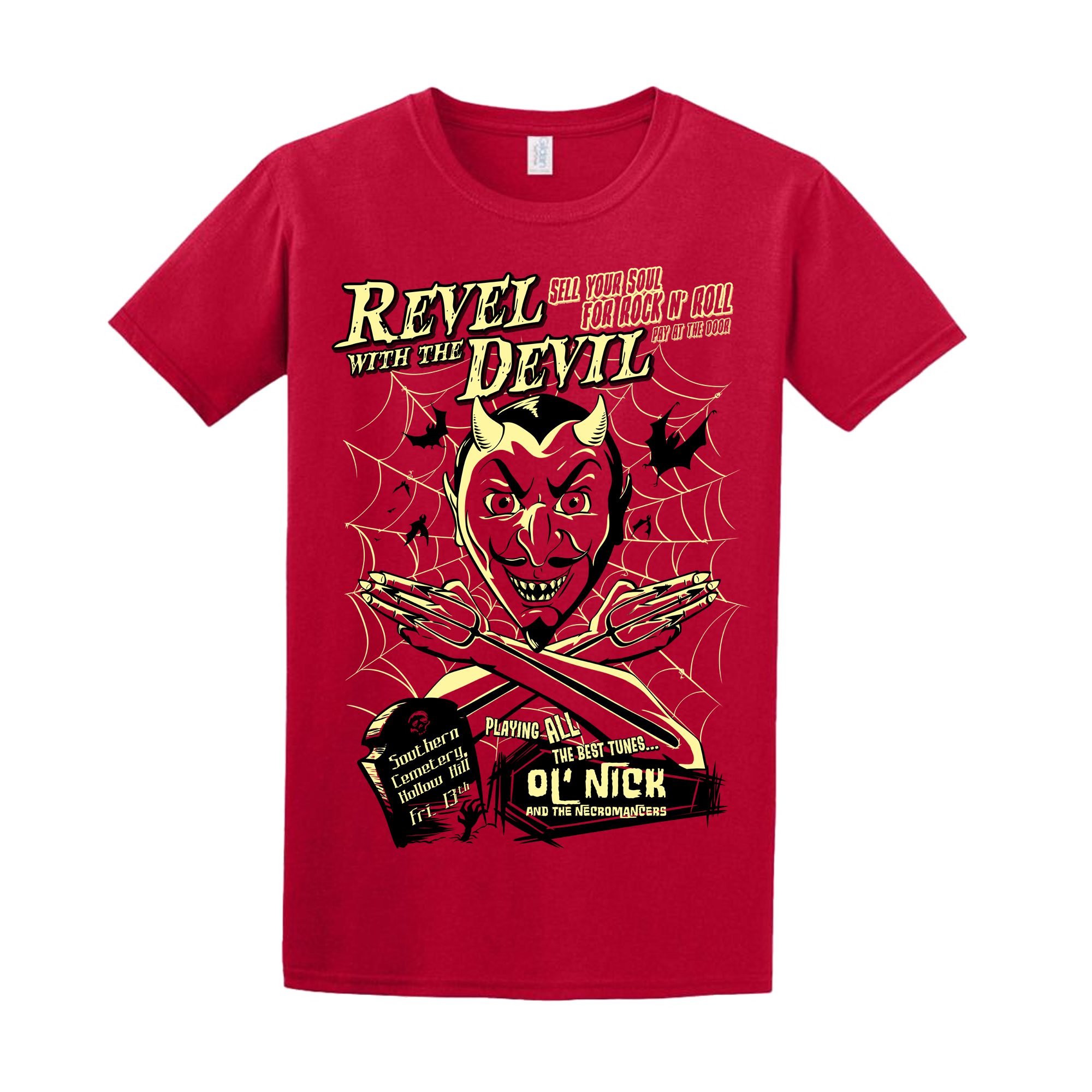 Revel with the Devil T-Shirt - Hollow Hill Apparel